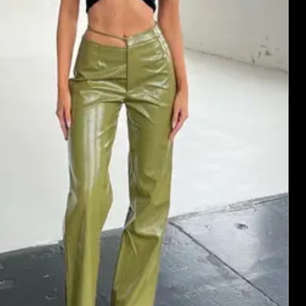 Tiger mist side tie - side cutout pants size small - Picture 14 of 14